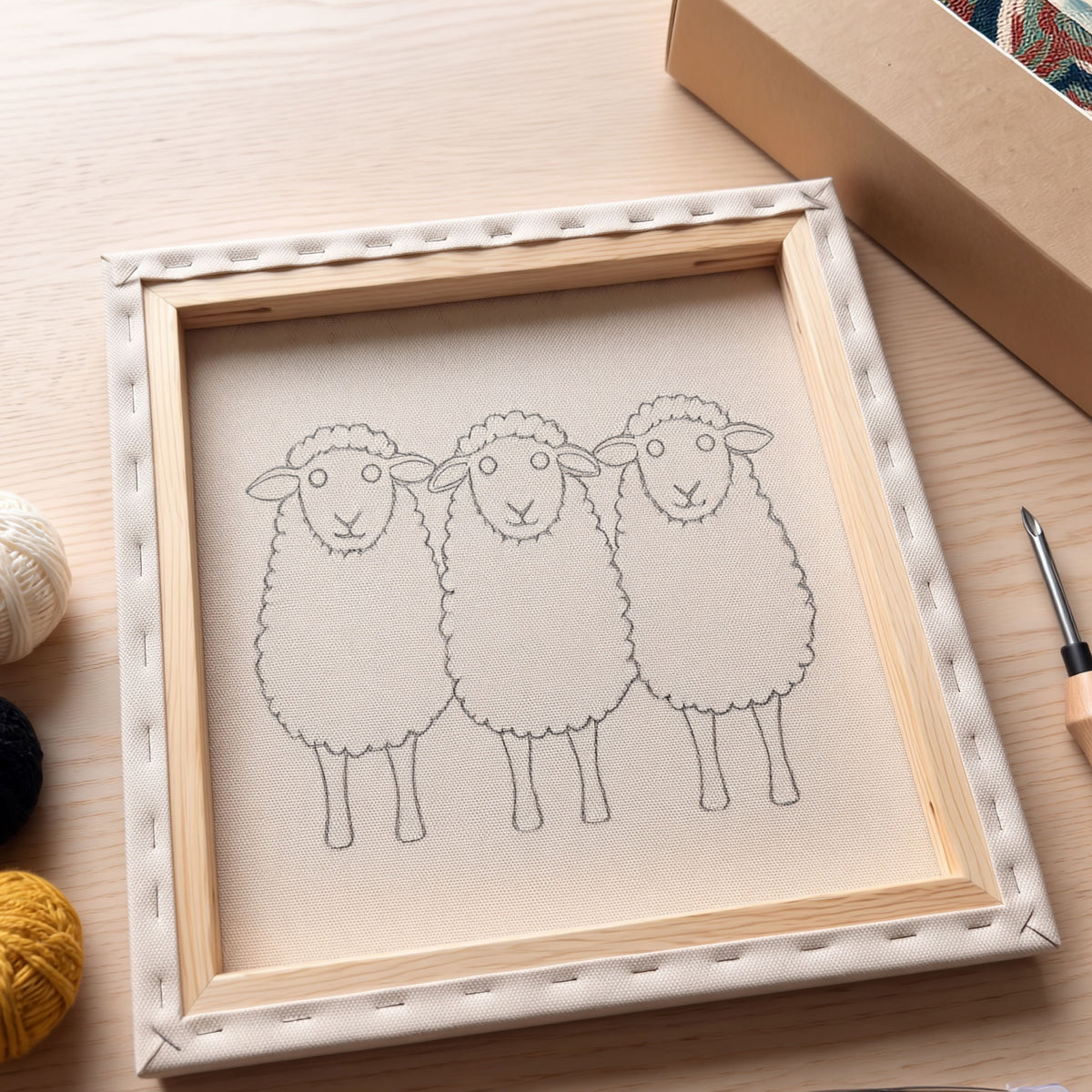 Punch Needle Kit - Sweet Sheep