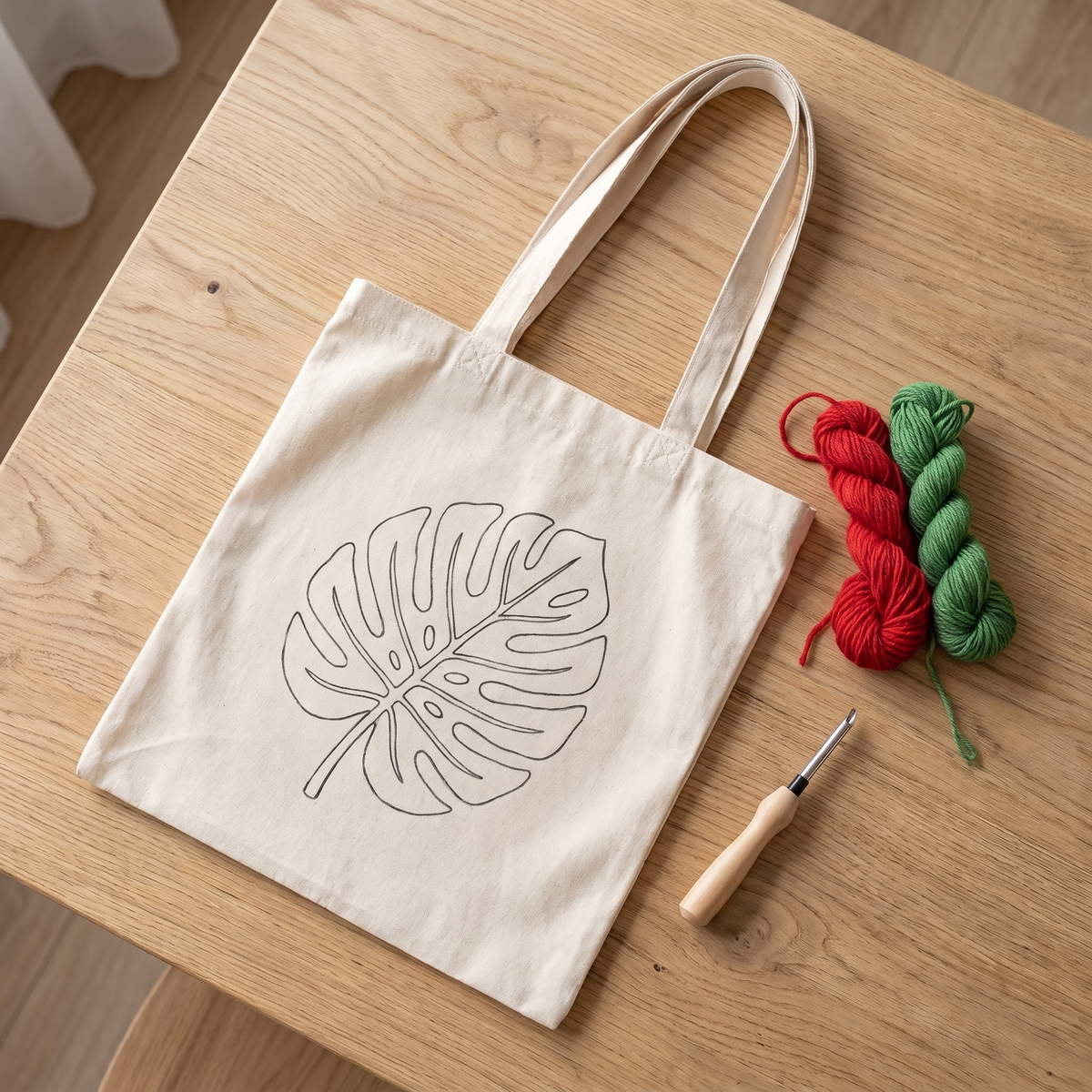 Graphic design DIY gift box - Creative punch needle kit for modern home decor and art lovers.