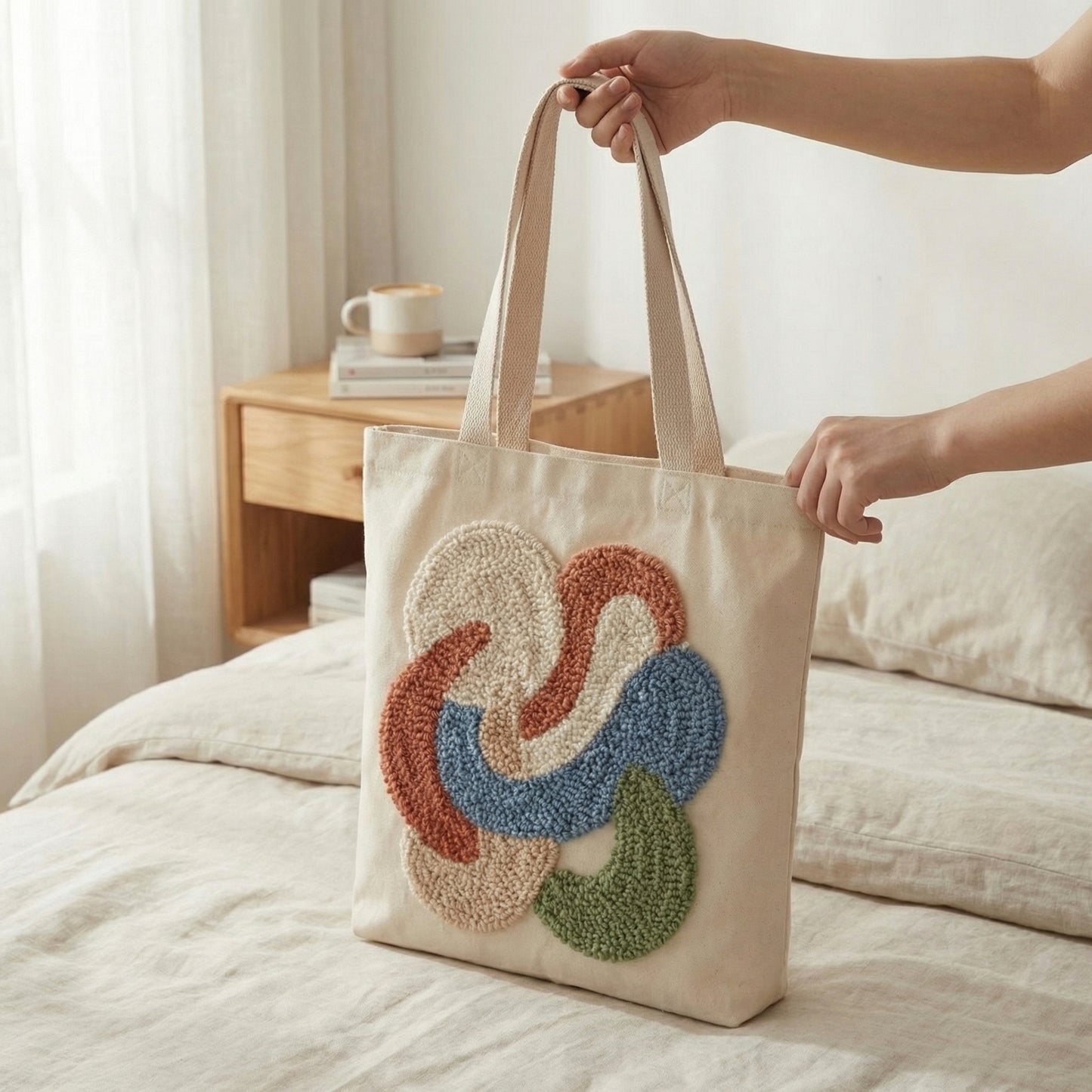 Punch Needle Tote Bag Kit – Desert Bloom | DIY Tote Bag