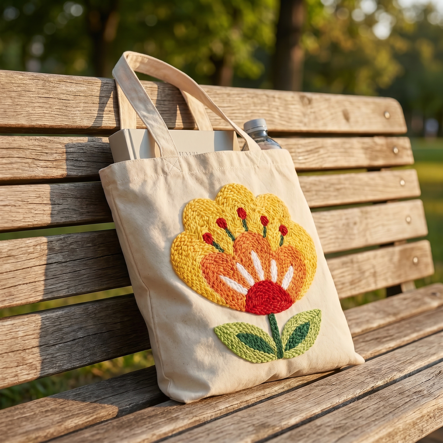 Punch Needle Tote Bag Kit – Wild Bloom | DIY Tote Bag