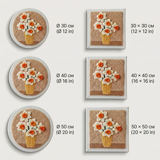 Punch Needle Kit - Golden Daffodils