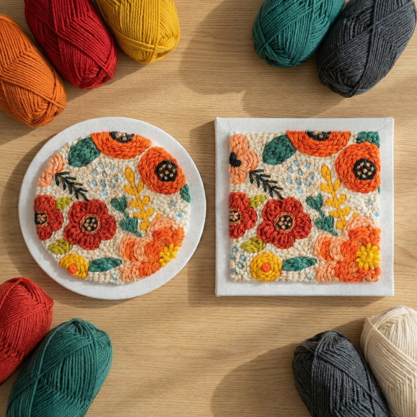 Punch Needle Kit - Flourishing Beauty