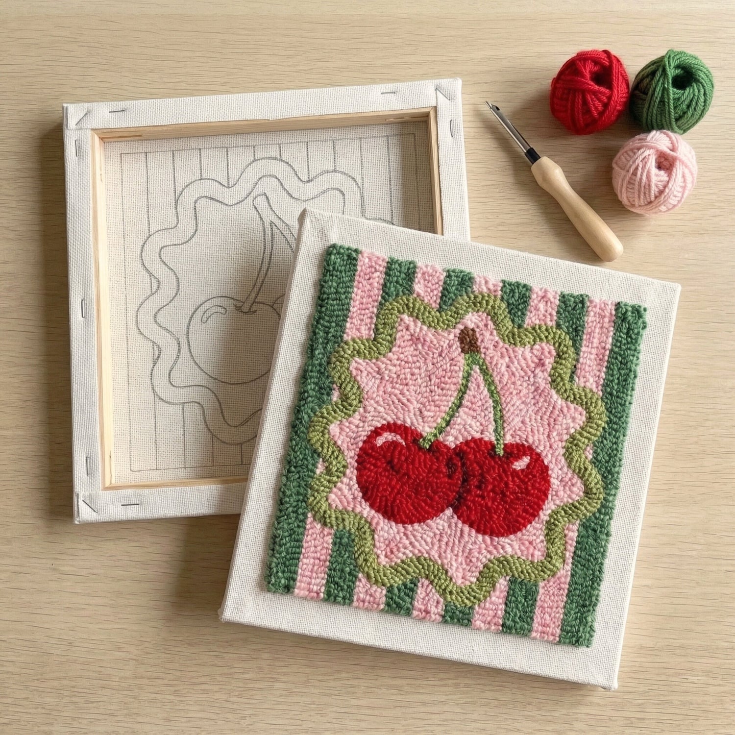 Atelier de broderie Punch Needle Tonia Art - Kit créatif premium