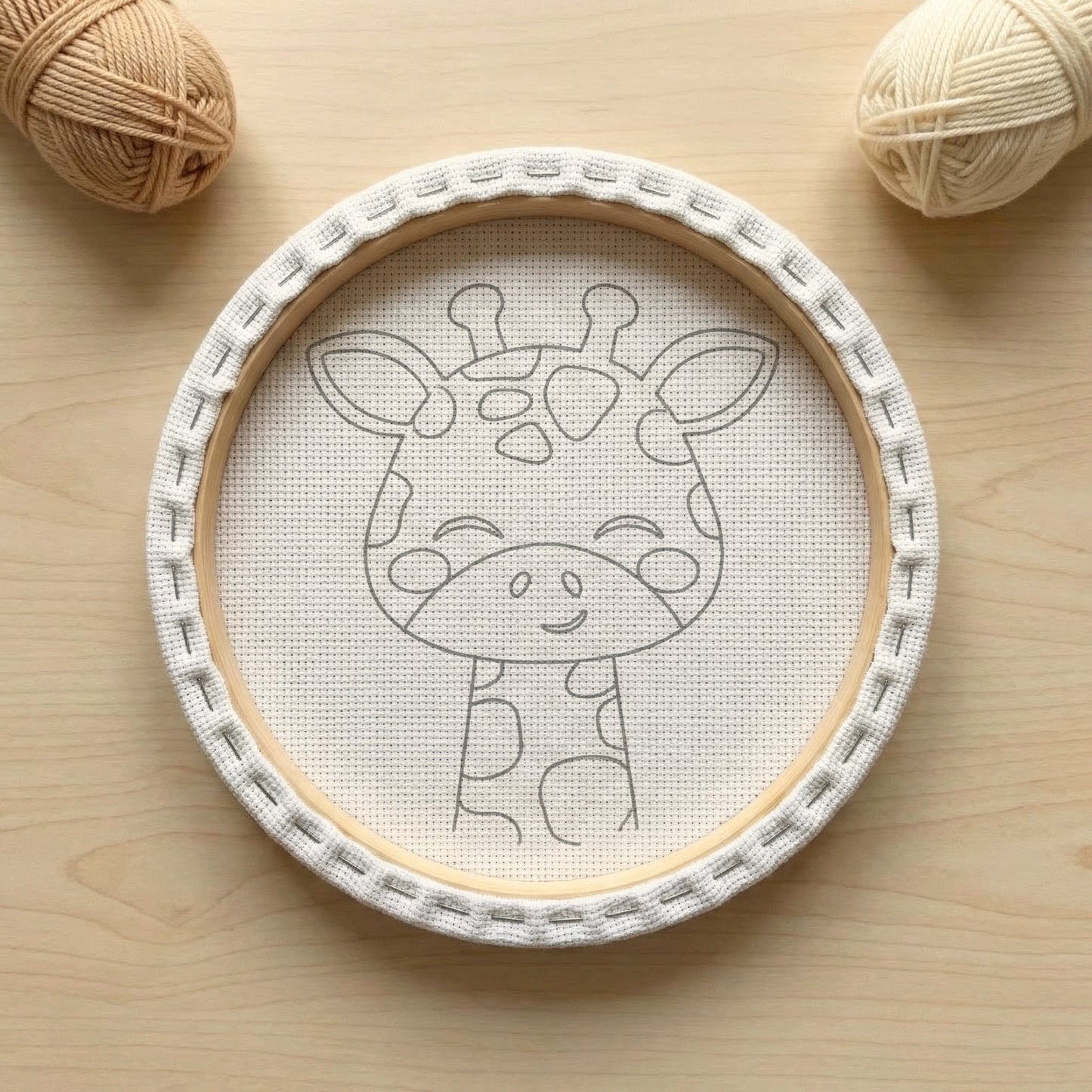 Punch Needle Kit - Giraffe