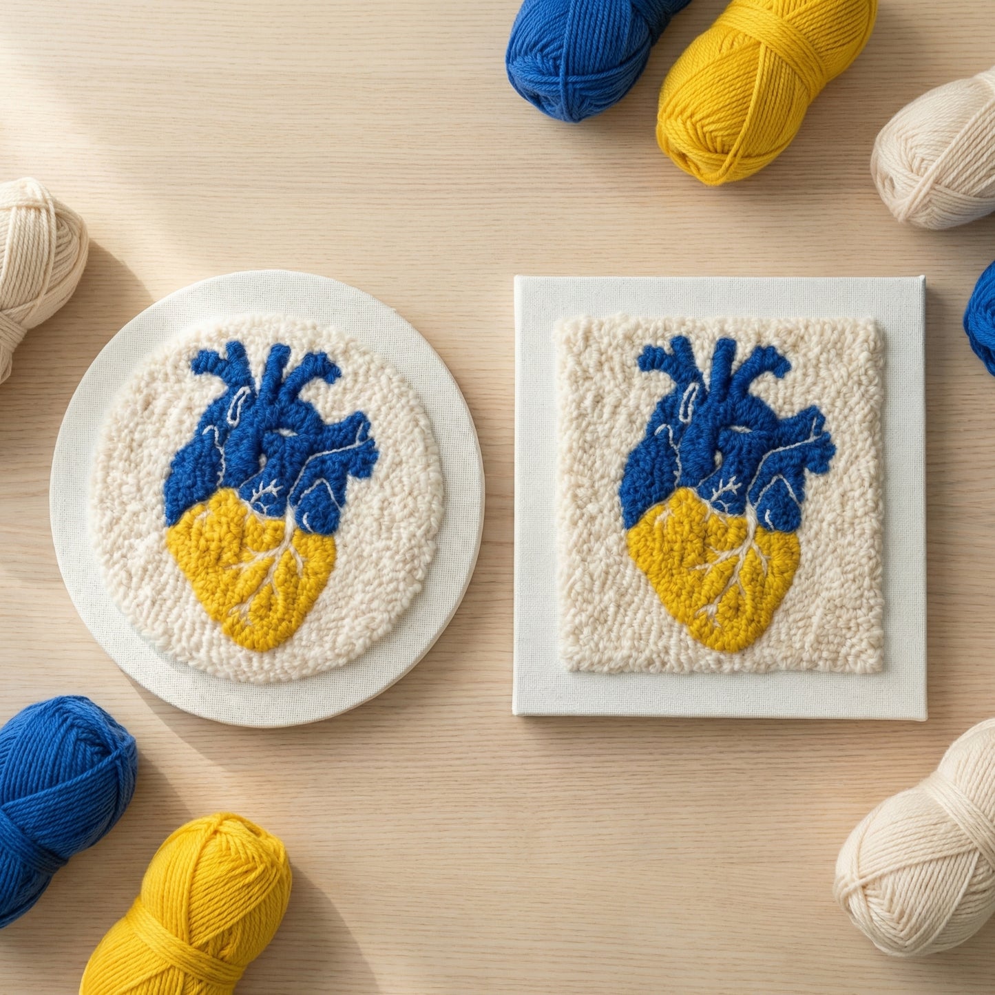 Punch-Needle-Set – Leidenschaftliches Herz