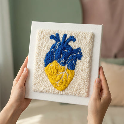 Punch needle embroidery tutorial - Getting started with your Tonia Art kit.