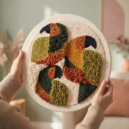 Punch needle embroidery tutorial - Getting started with your Tonia Art kit.