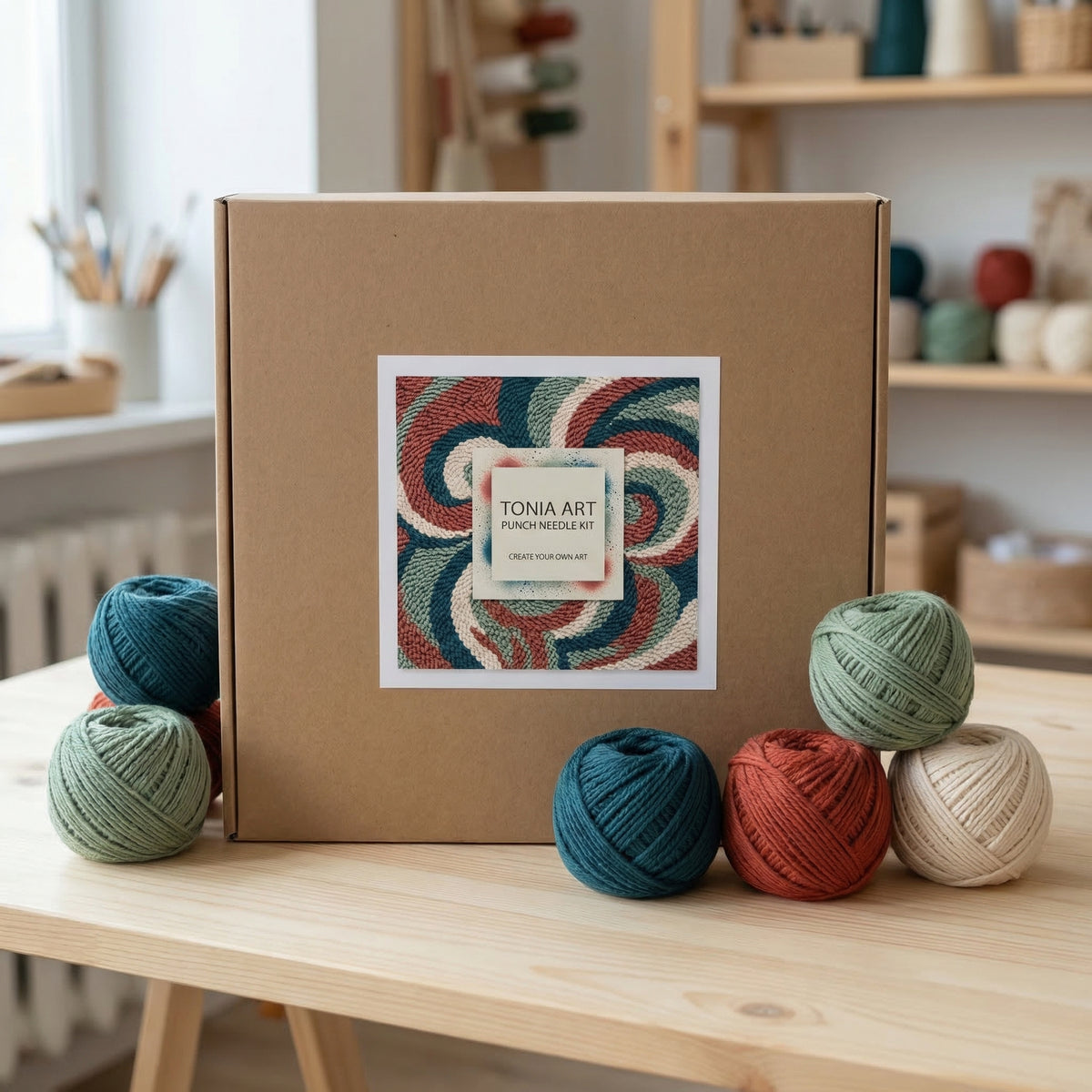 Punch needle embroidery tutorial - Getting started with your Tonia Art kit.