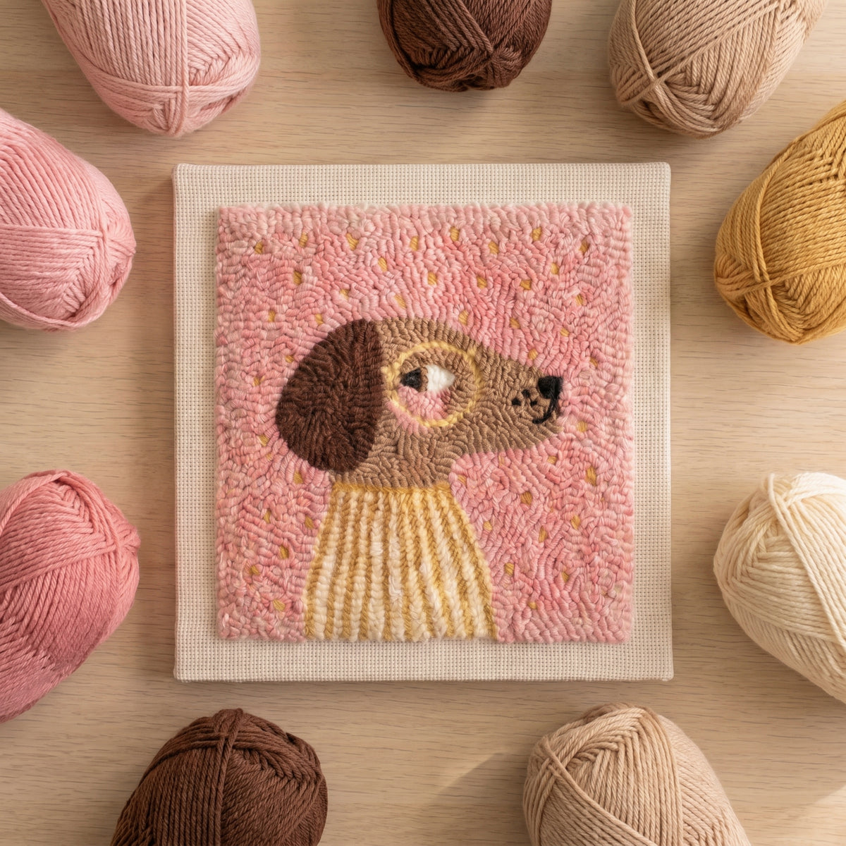 Punch needle embroidery tutorial - Getting started with your Tonia Art kit.