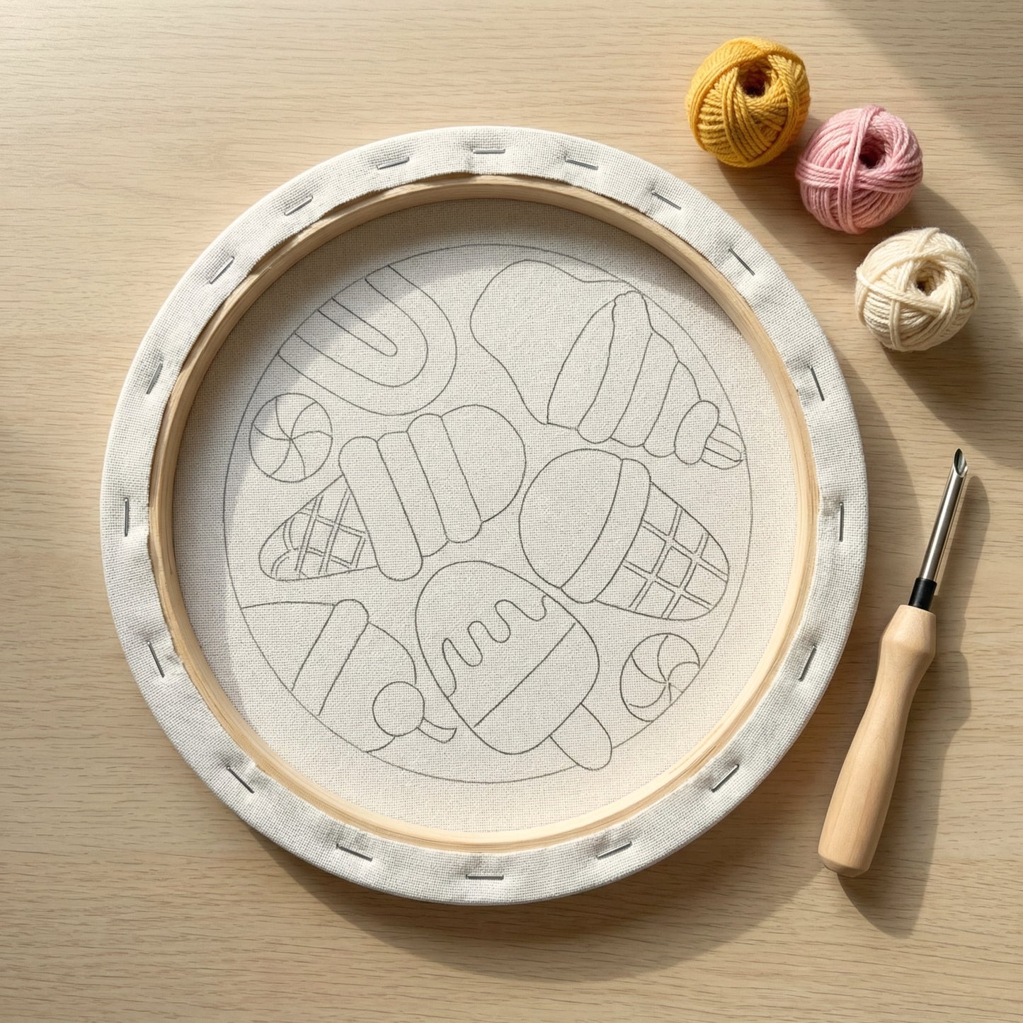 Punch Needle Kit — Iced Sweetness