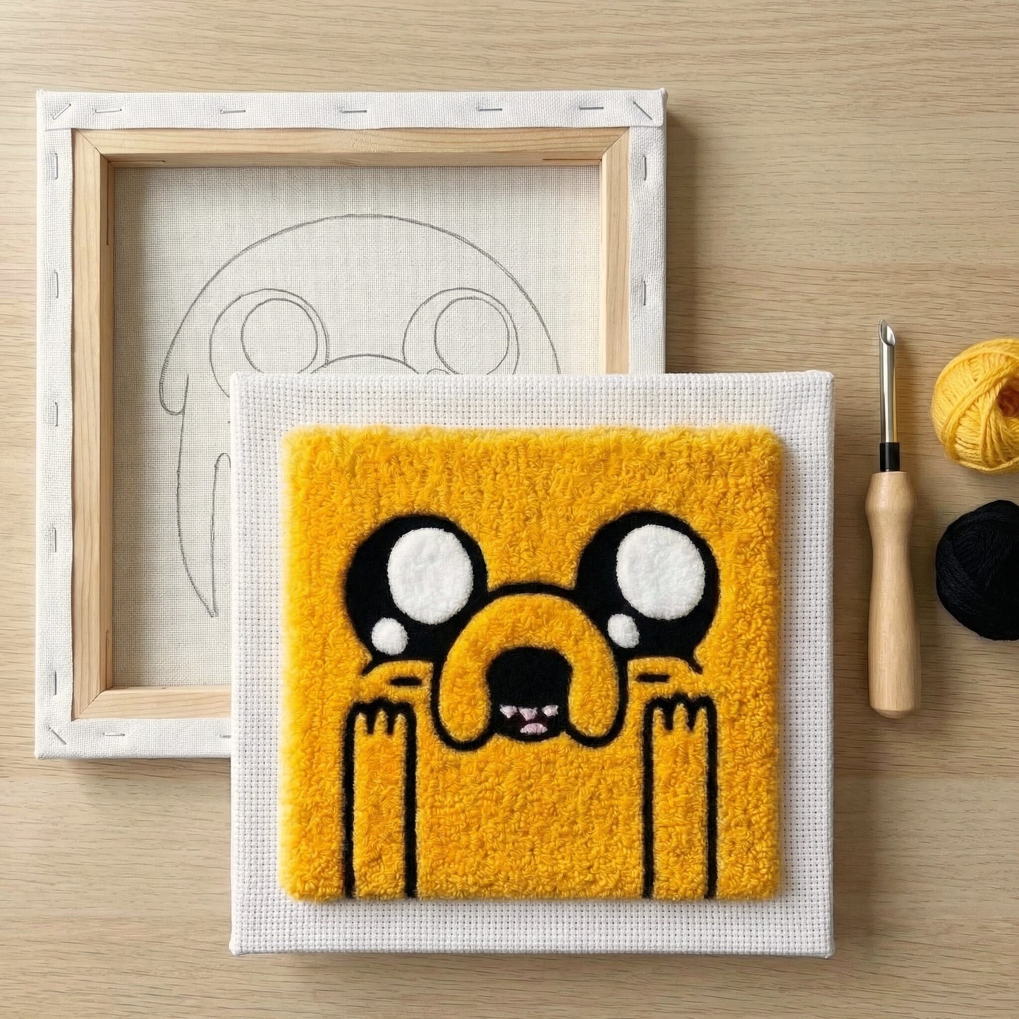 Punch Needle Kit - Jake the Funny Dog