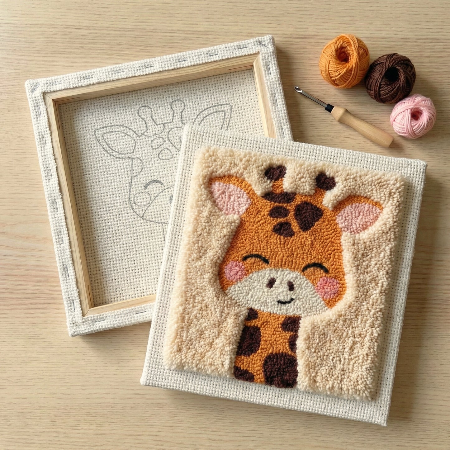 Punch Needle Kit - Giraffe