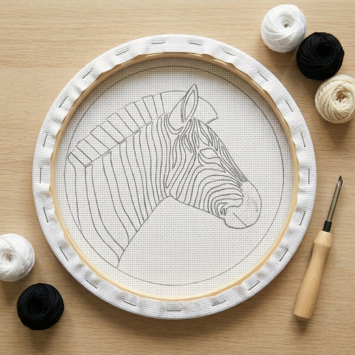 Punch needle embroidery tutorial - Getting started with your Tonia Art kit.