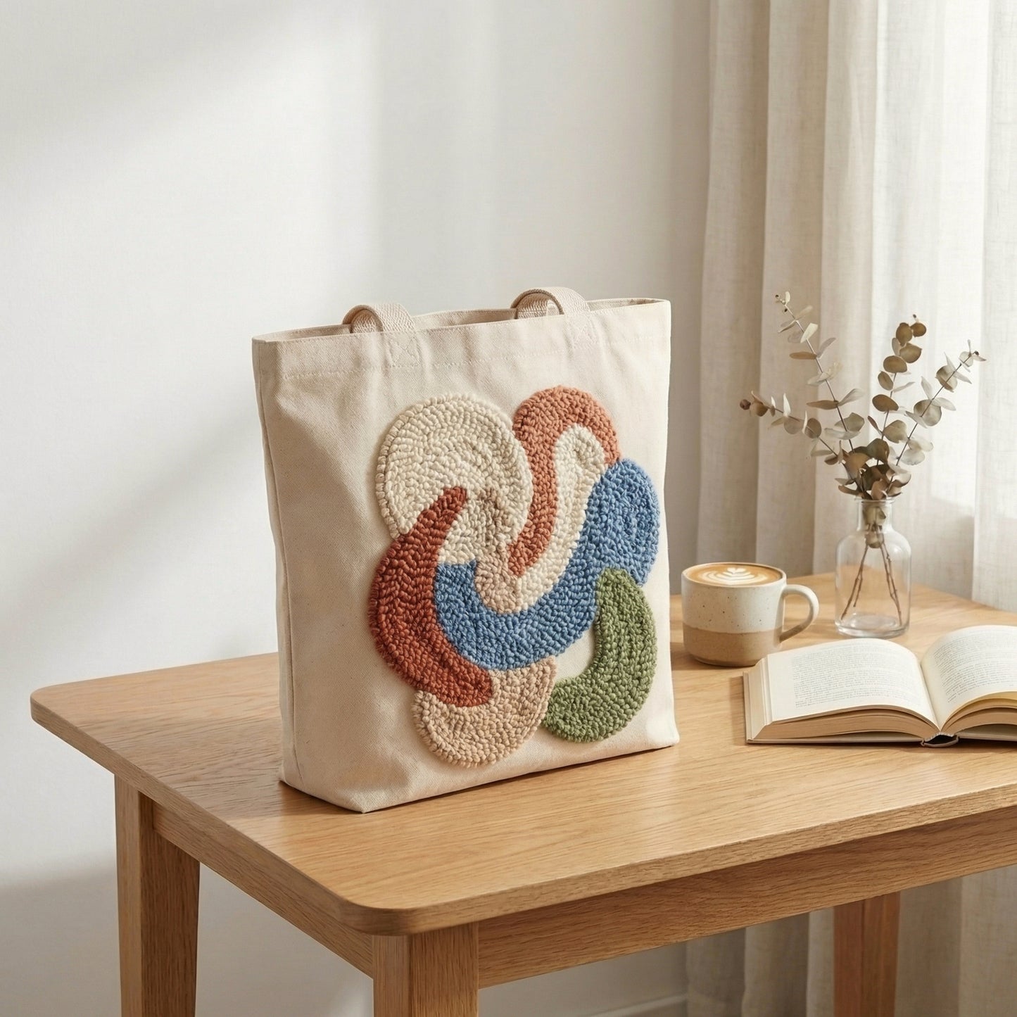 Punch Needle Tote Bag Kit – Desert Bloom | DIY Tote Bag