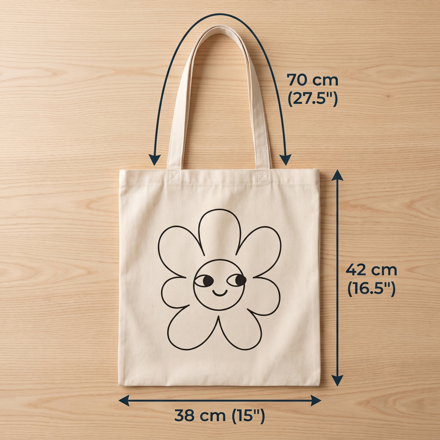 Punch Needle Tote Bag Kit – Sunny Flower | DIY Tote Bag