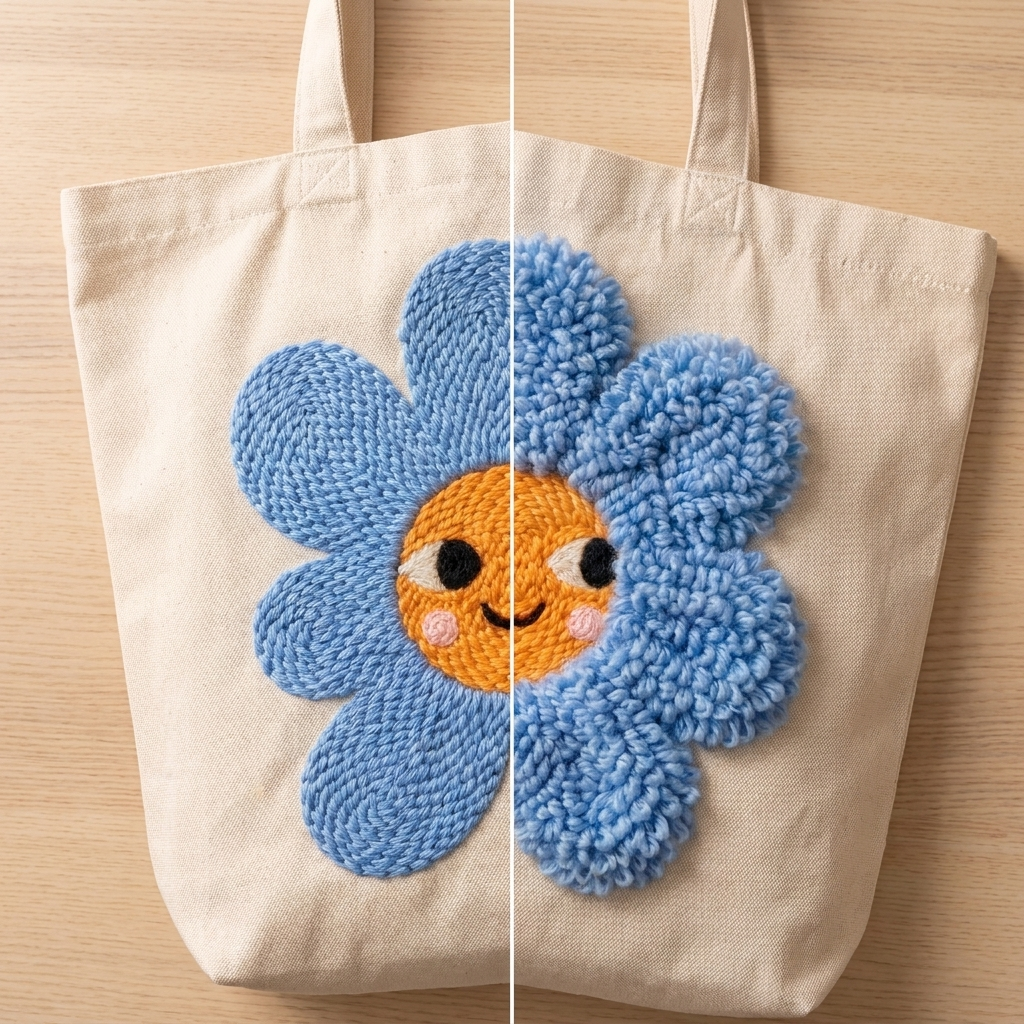 Punch Needle Tote Bag Kit – Sunny Flower | DIY Tote Bag