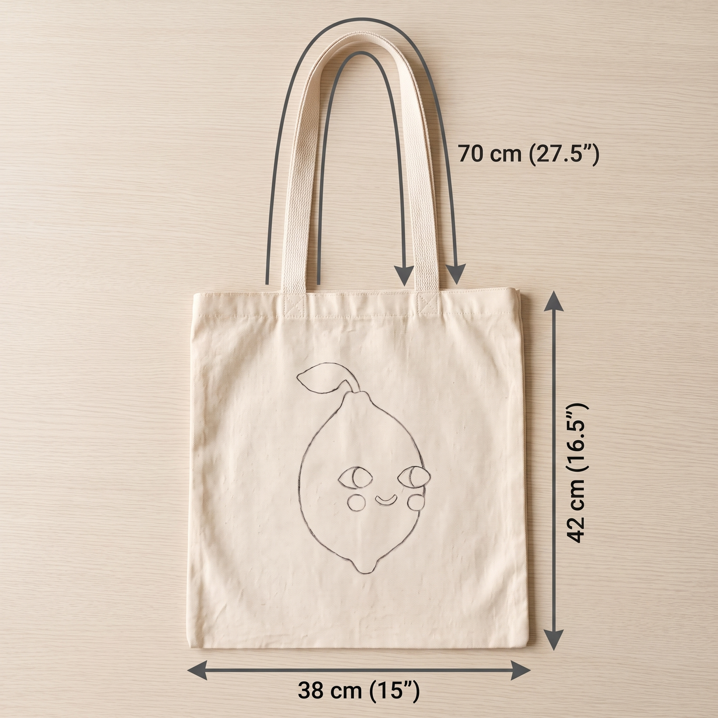 Giant Lemon Punch Needle Tote Bag | DIY Tote Bag