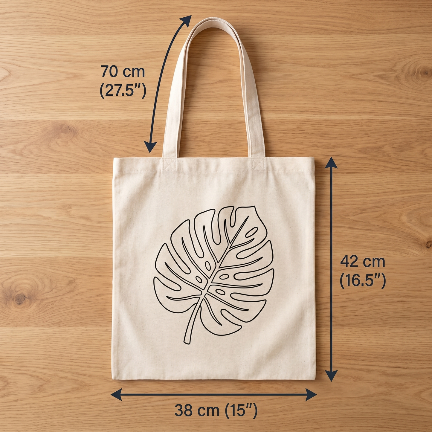 Punch Needle Tote Bag Kit – Monstera Leaf | DIY Tote Bag