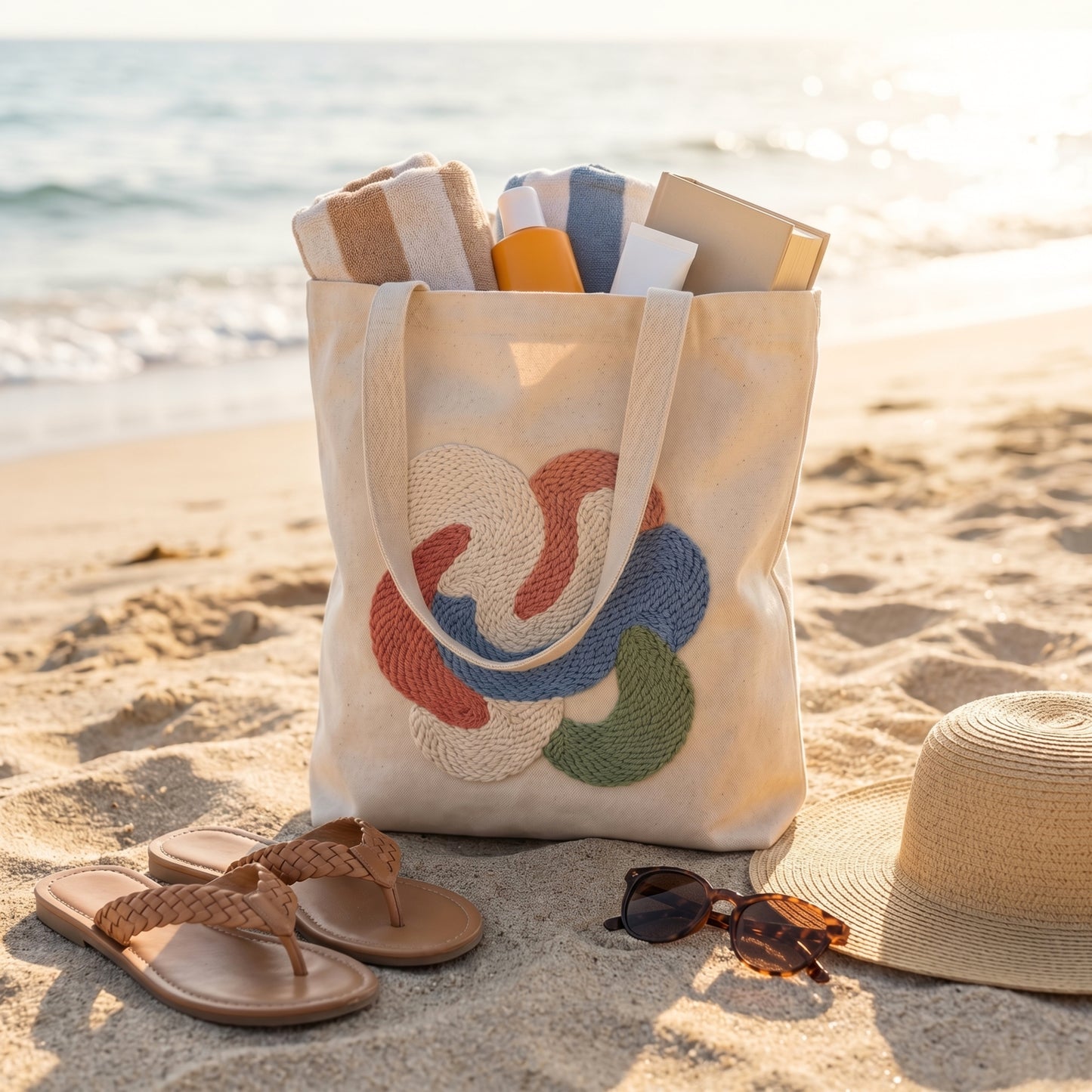 Punch Needle Tote Bag Kit – Desert Bloom | DIY Tote Bag