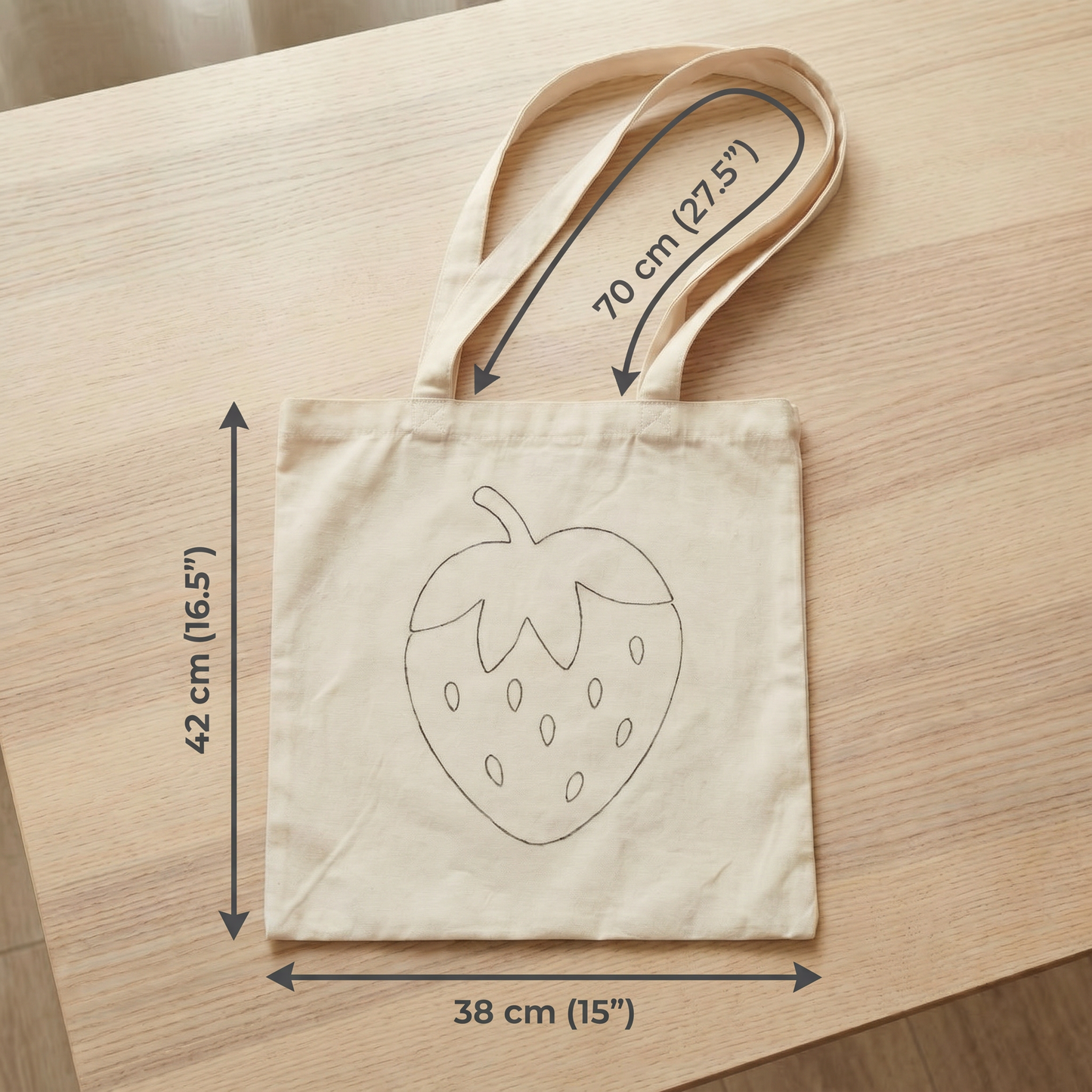 Punch Needle Tote Bag Kit – Sweet Strawberry | DIY Tote Bag
