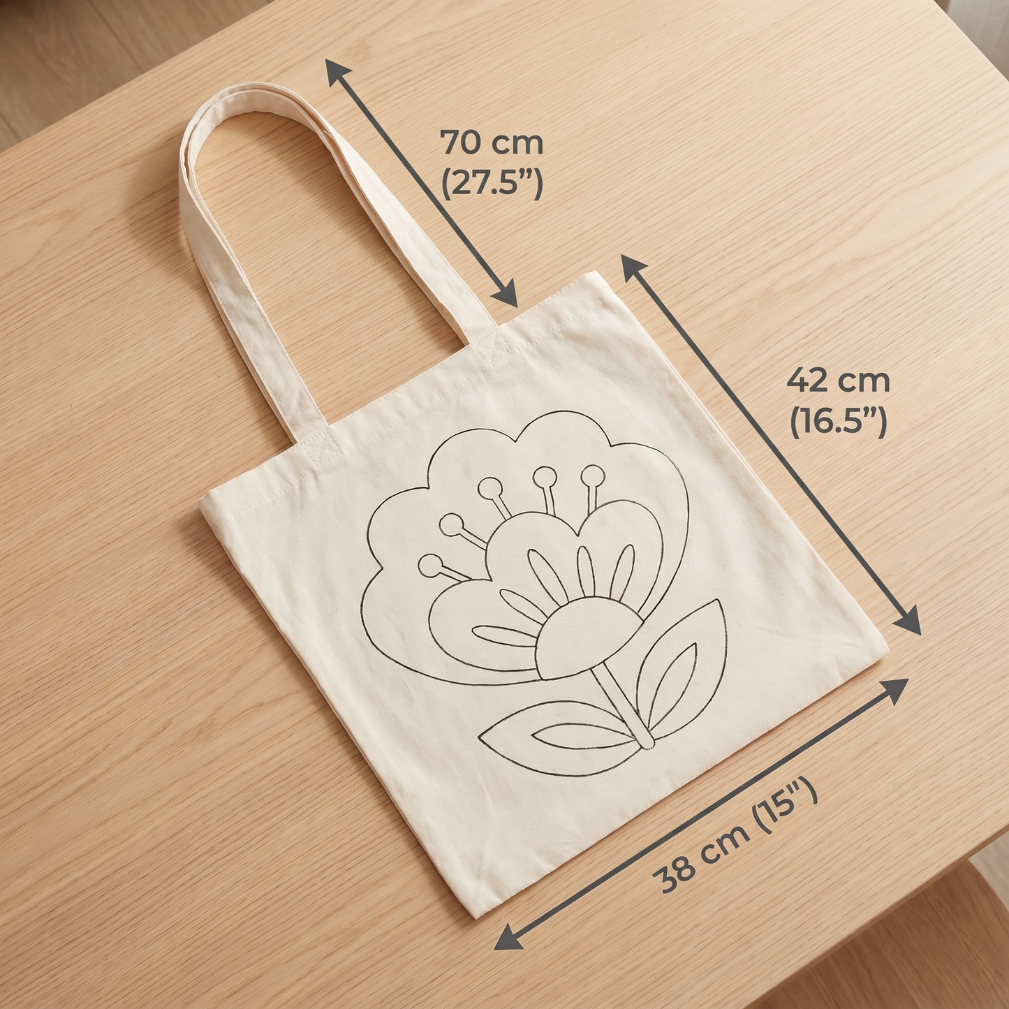 Punch Needle Tote Bag Kit – Wild Bloom | DIY Tote Bag