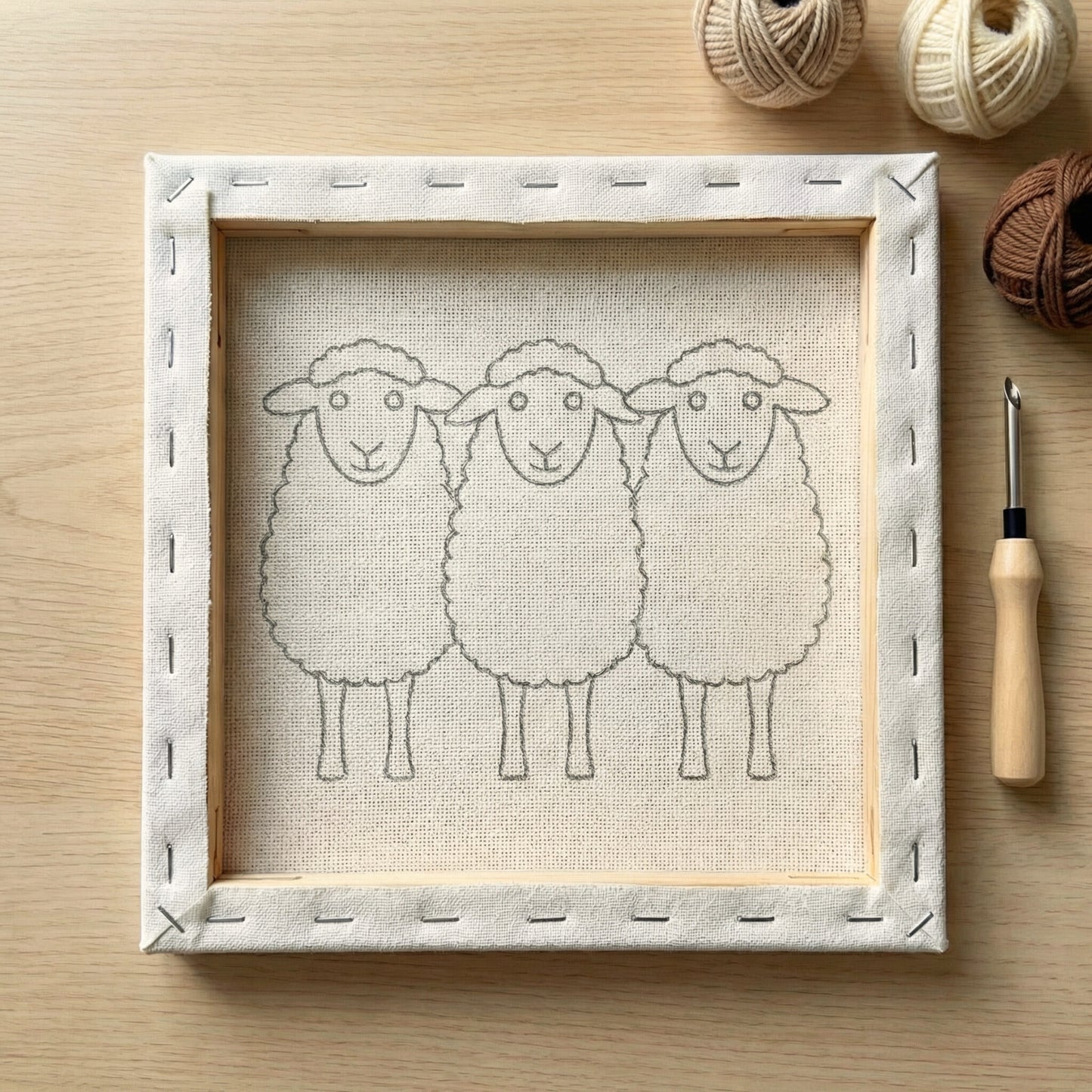 Punch Needle Kit - Sweet Sheep
