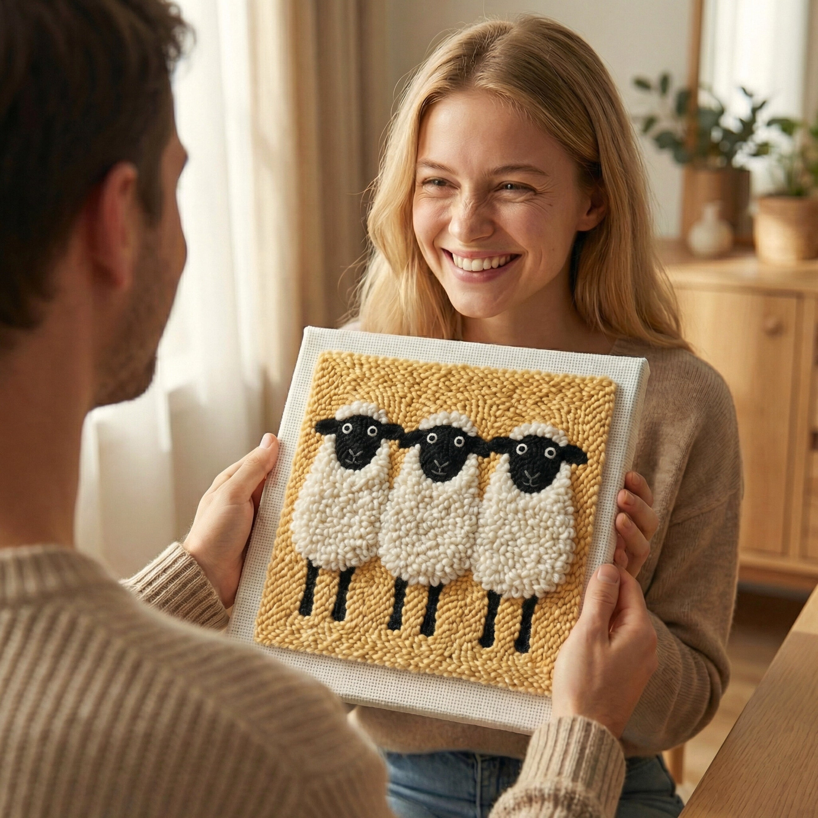 Punch Needle Kit - Sweet Sheep – Tonia Art