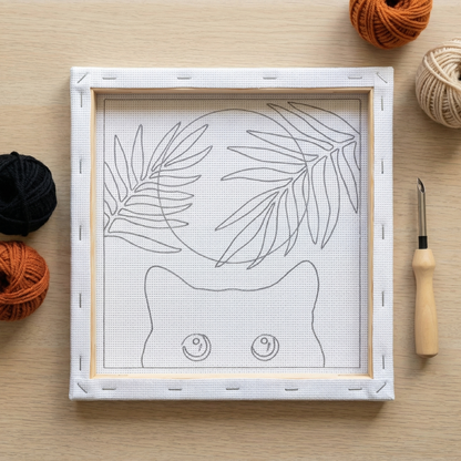 Punch needle embroidery tutorial - Getting started with your Tonia Art kit.
