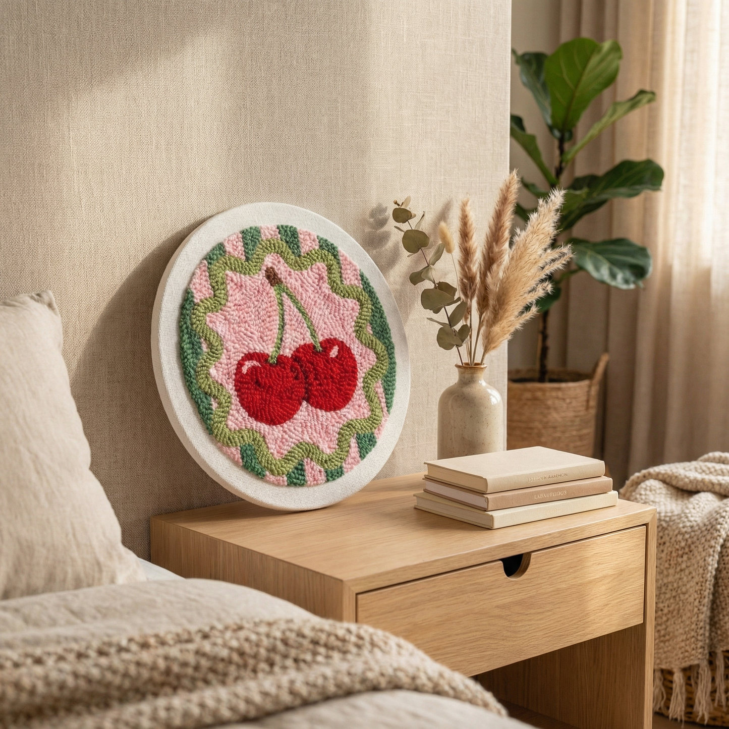 Punch Needle Kit - Cherry Duo
