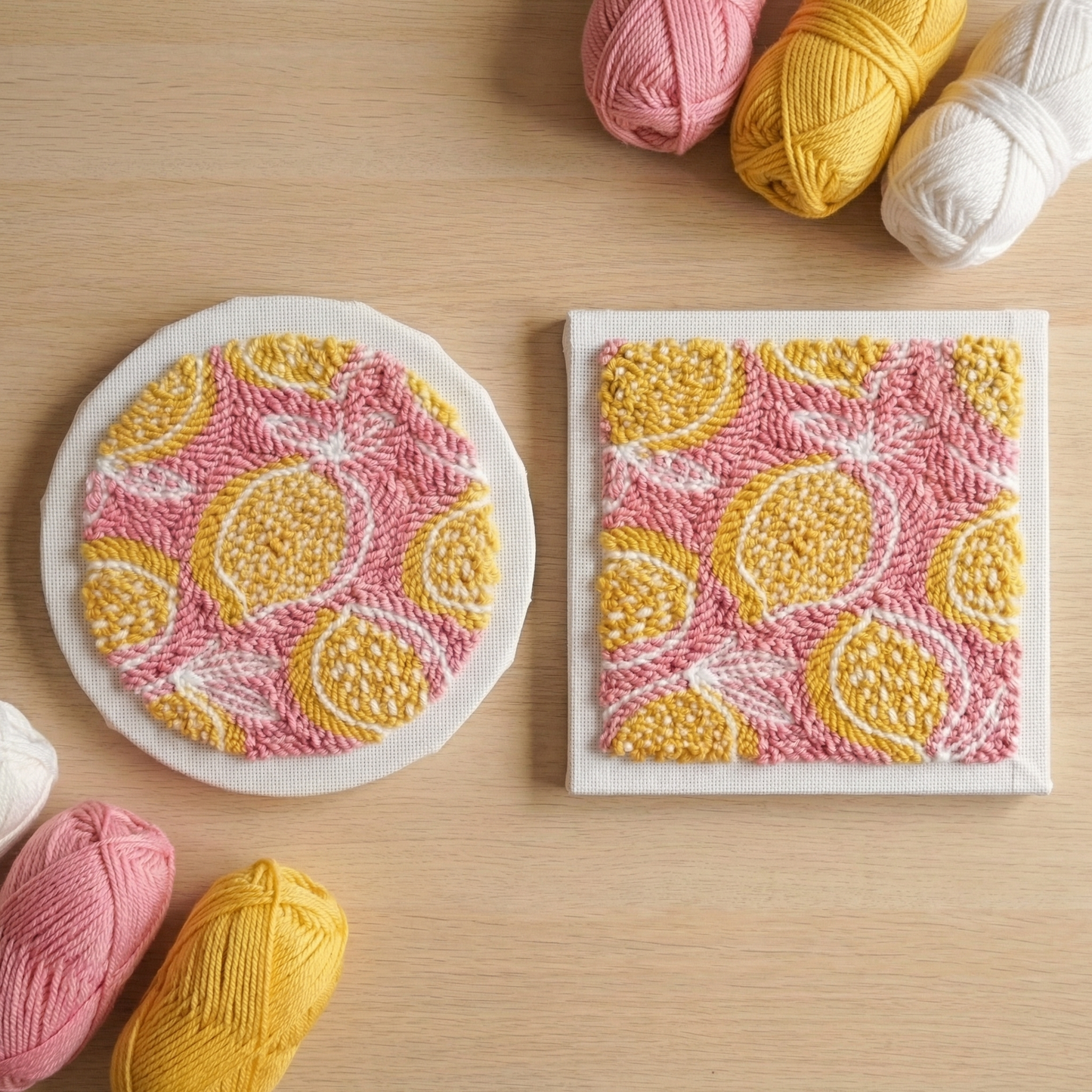 Punch Needle Kit - Lemon Freshness