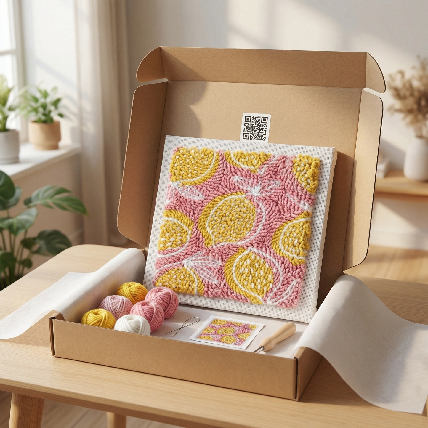 Punch Needle Kit - Lemon Freshness