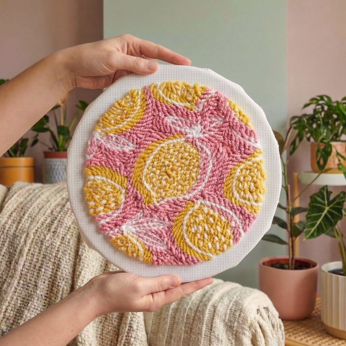 Punch Needle Kit - Lemon Freshness