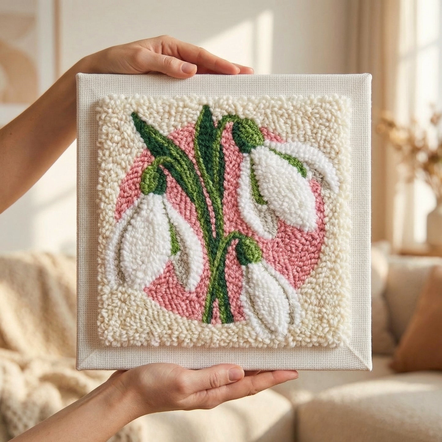 Punch Needle Kit - Spring Snowdrops