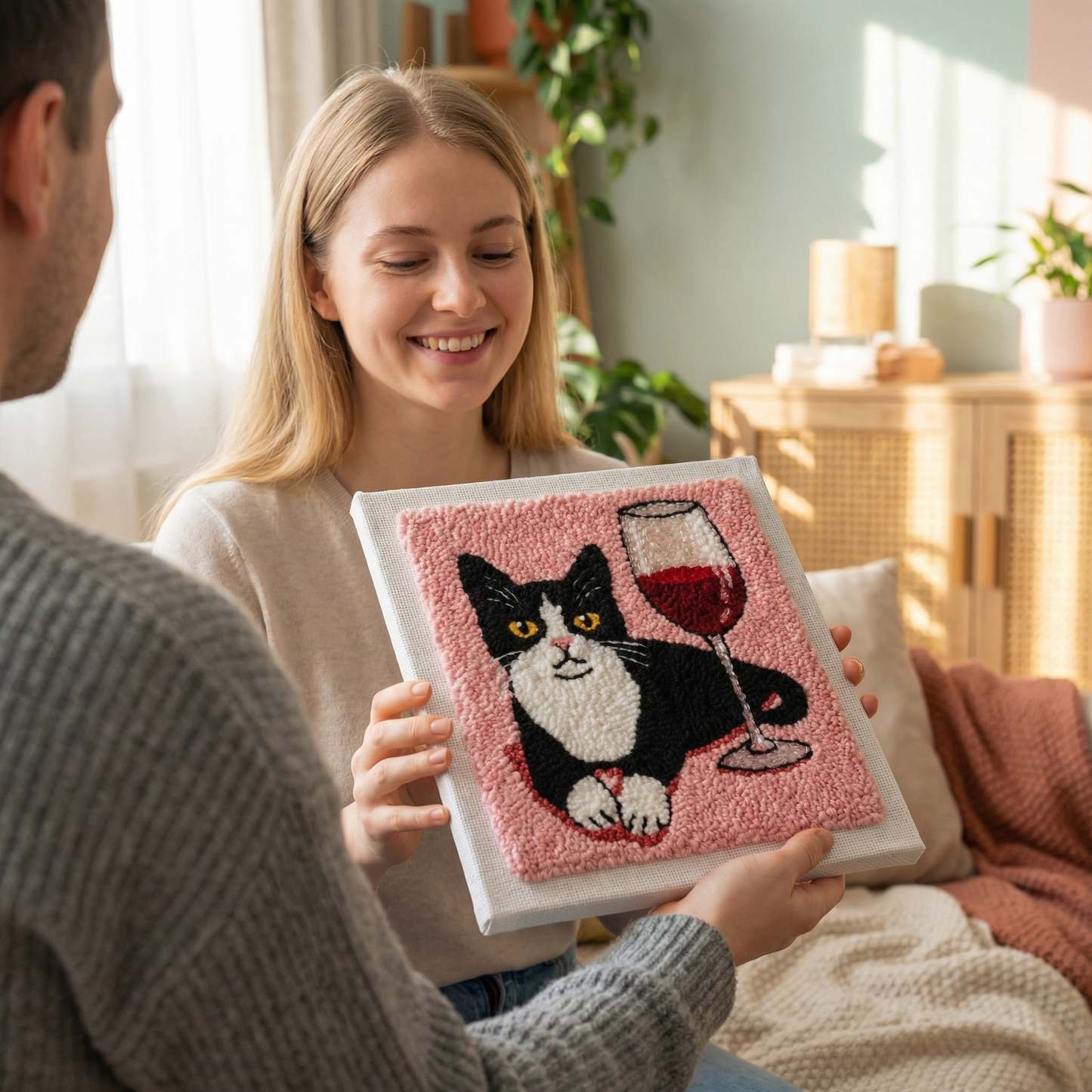 Kit Punch Needle -  Chat Romantique