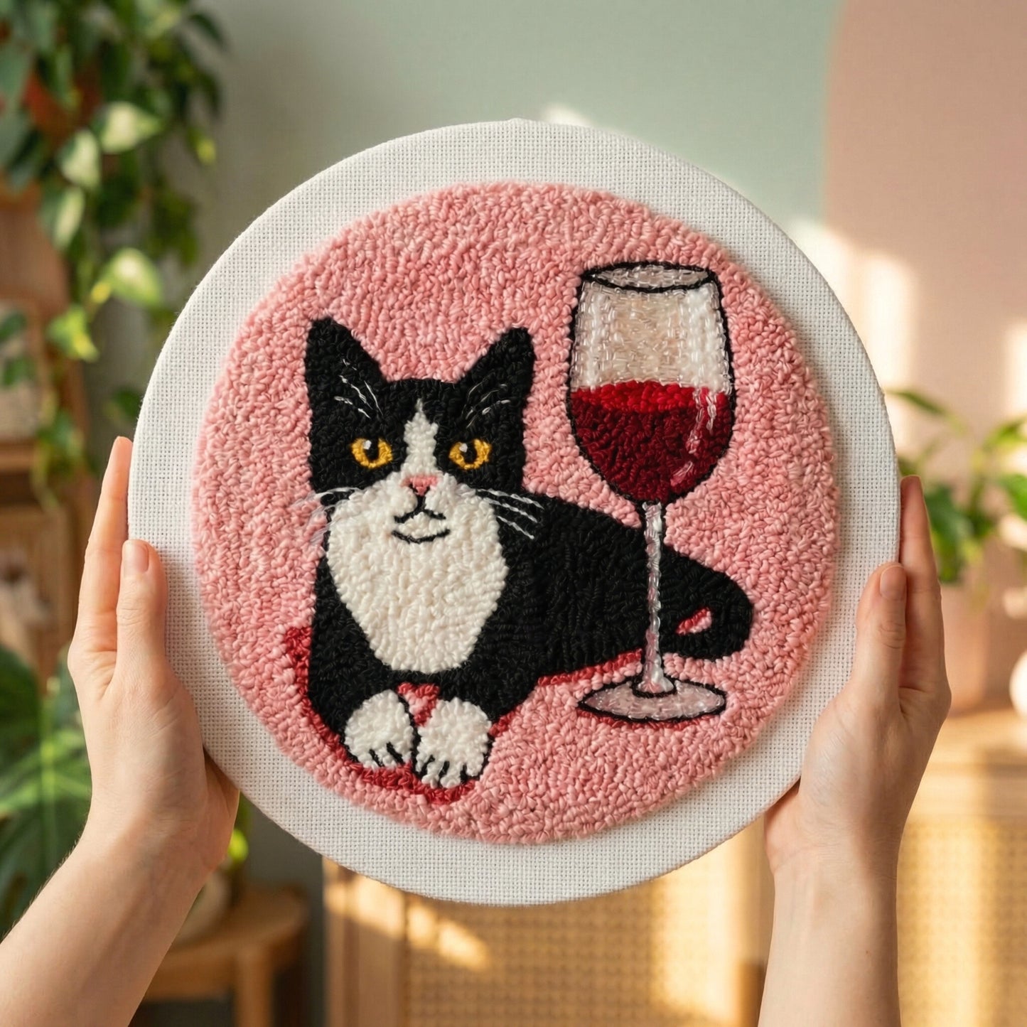 Kit Punch Needle -  Chat Romantique