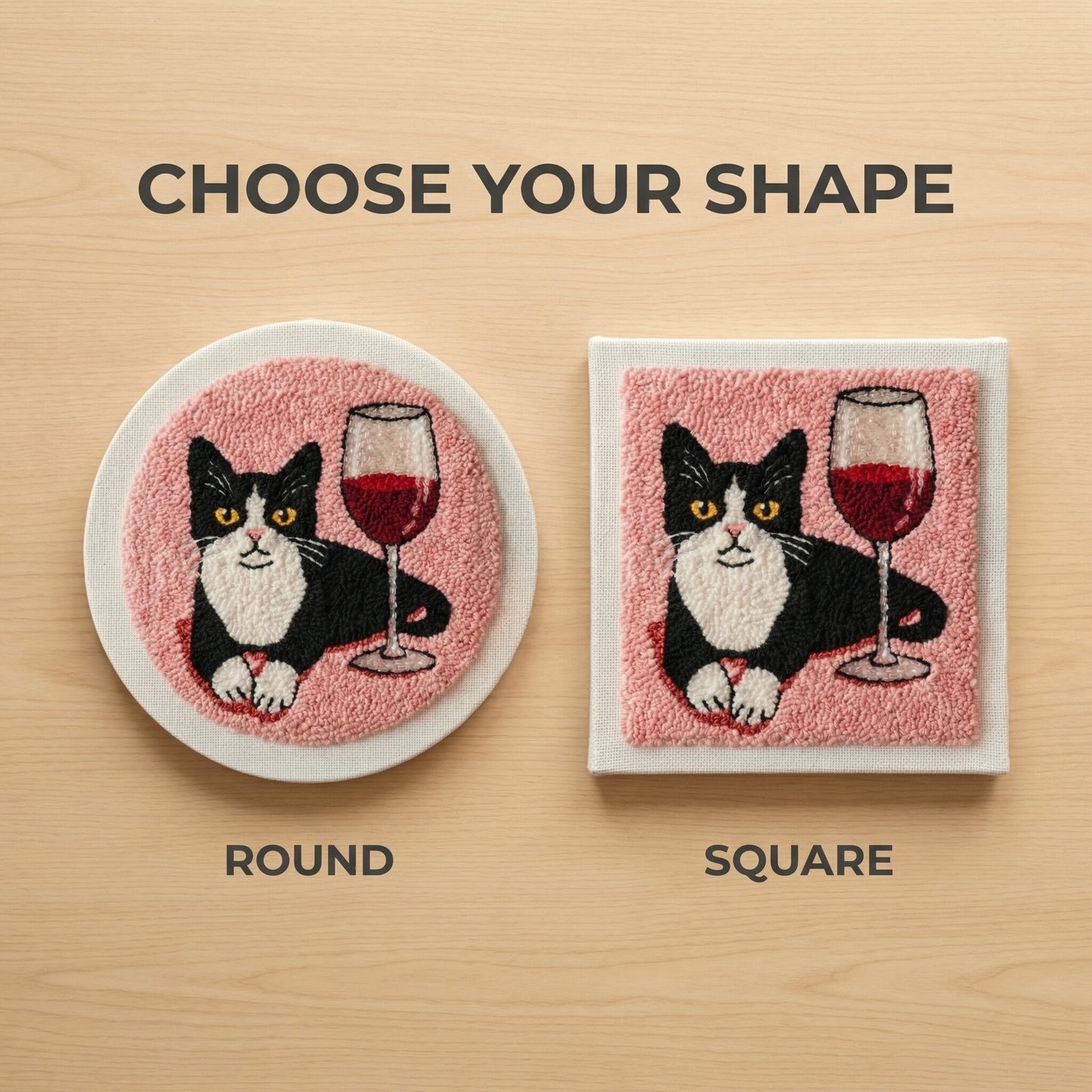 Kit Punch Needle -  Chat Romantique