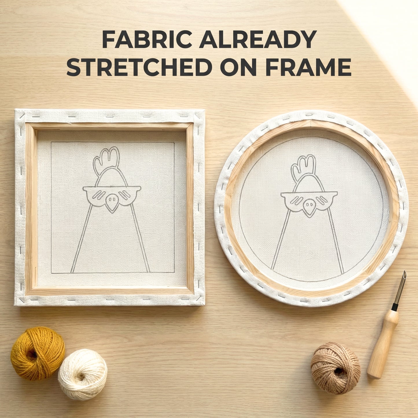 Punch Needle Kit - Country Hen