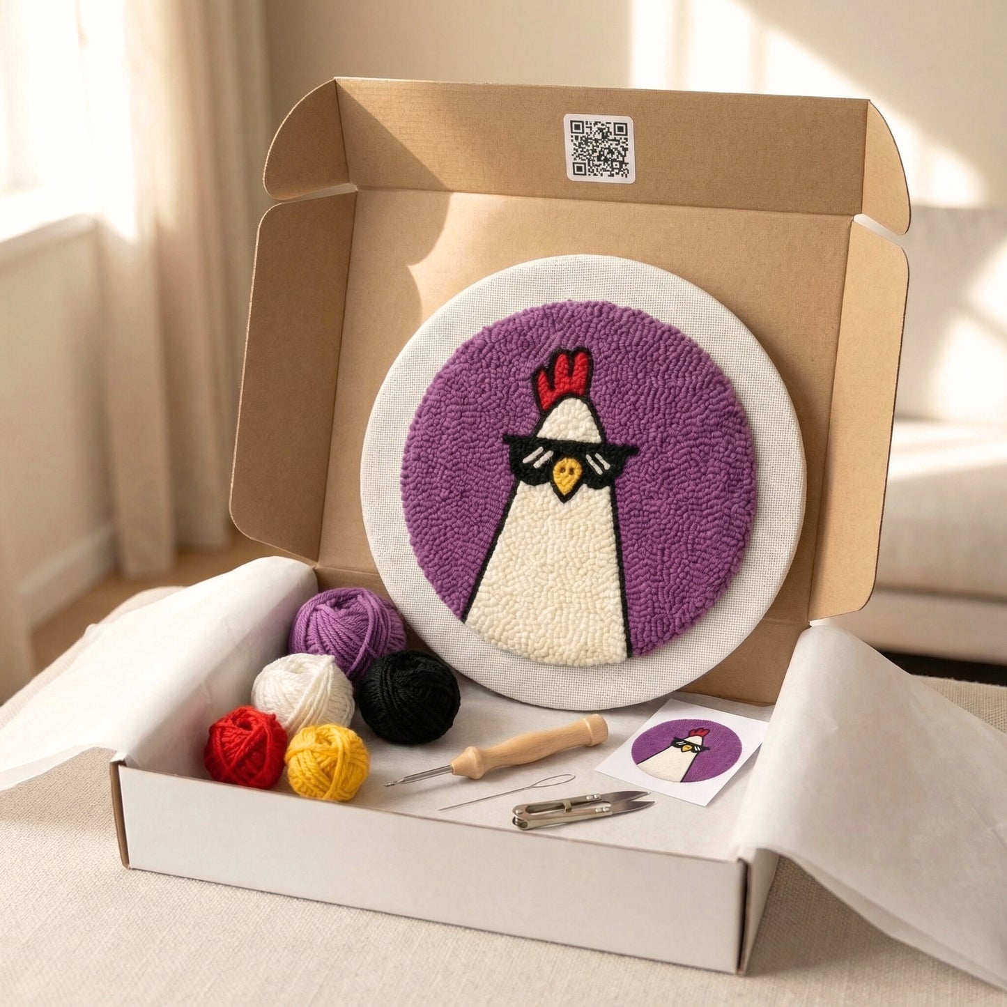 Punch Needle Kit - Country Hen