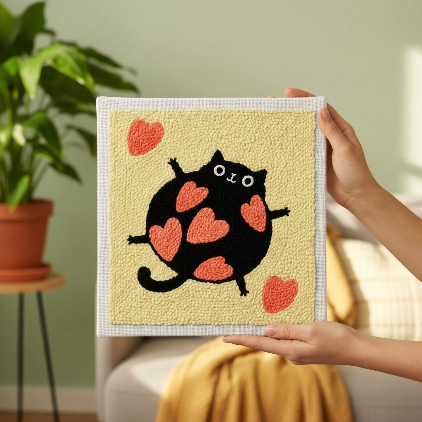Kit Punch Needle -  Amour de Chat