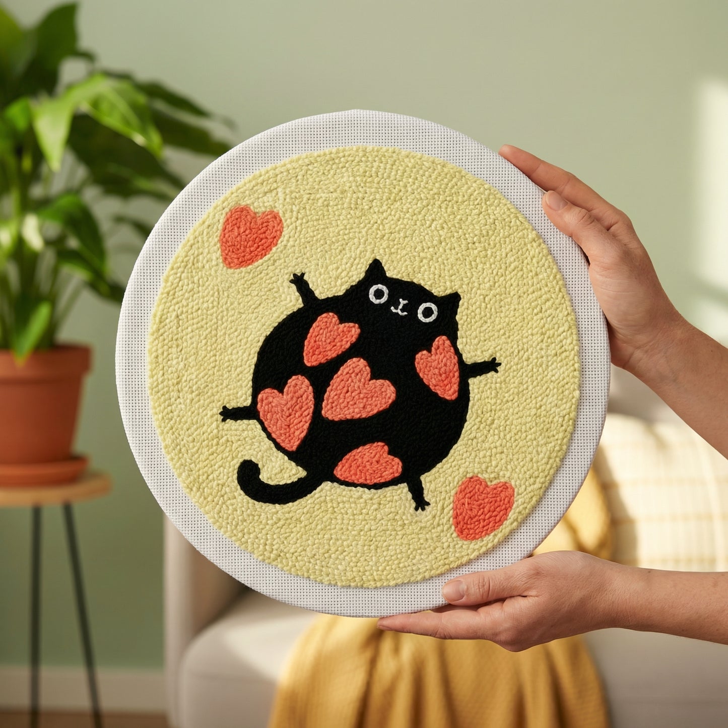 Kit Punch Needle -  Amour de Chat