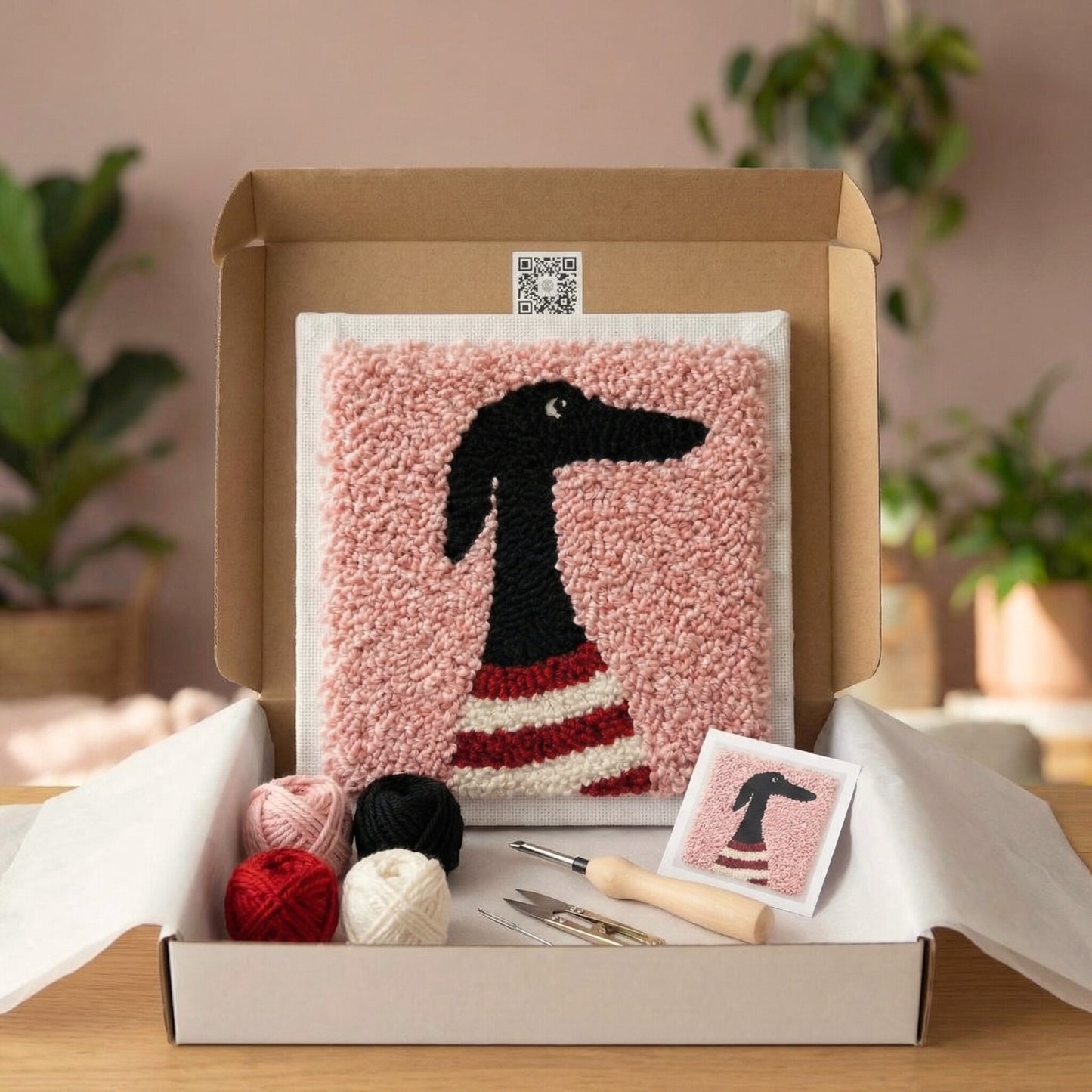 Punch Needle Kit - Distinguished Dog