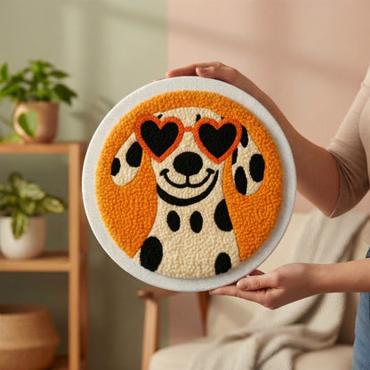 Punch needle embroidery tutorial - Getting started with your Tonia Art kit.