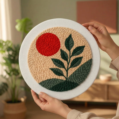 Punch needle embroidery tutorial - Getting started with your Tonia Art kit.