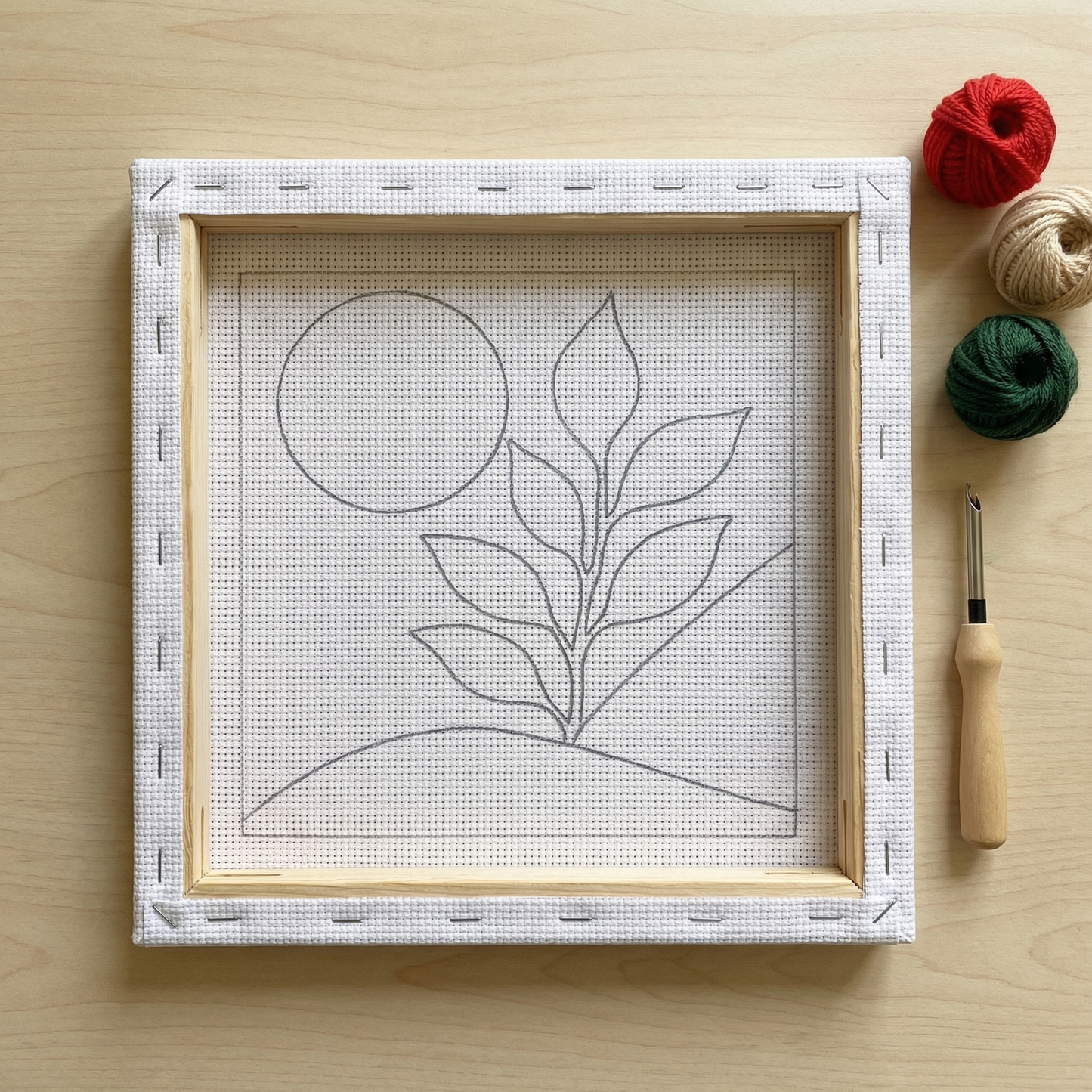 Kit Punch Needle -  Équilibre Zen