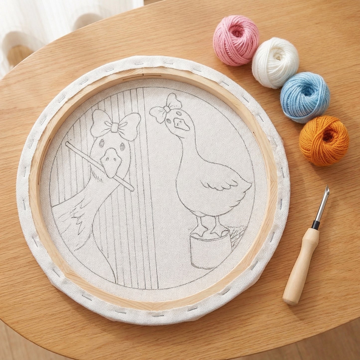 Kit Punch Needle -  Douceur du Matin