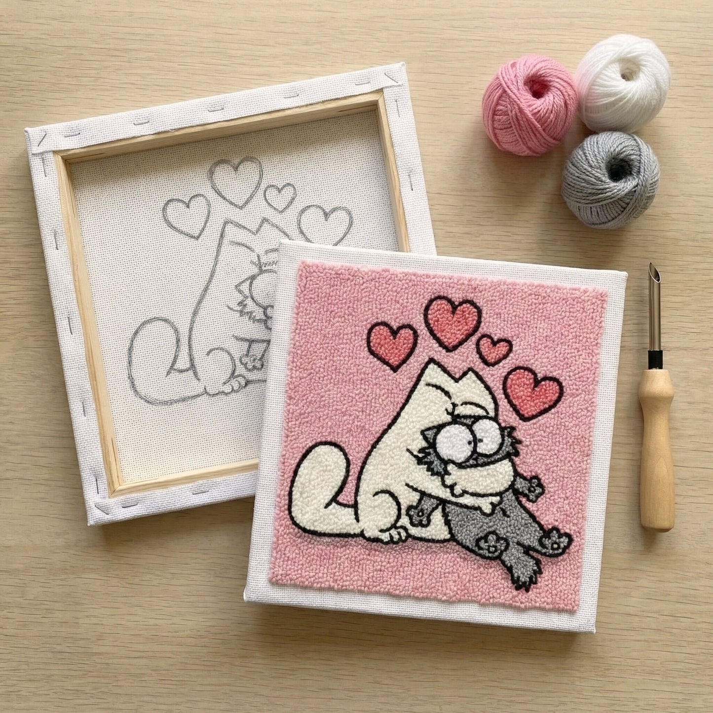 Kit Punch Needle -  Couple Parfait