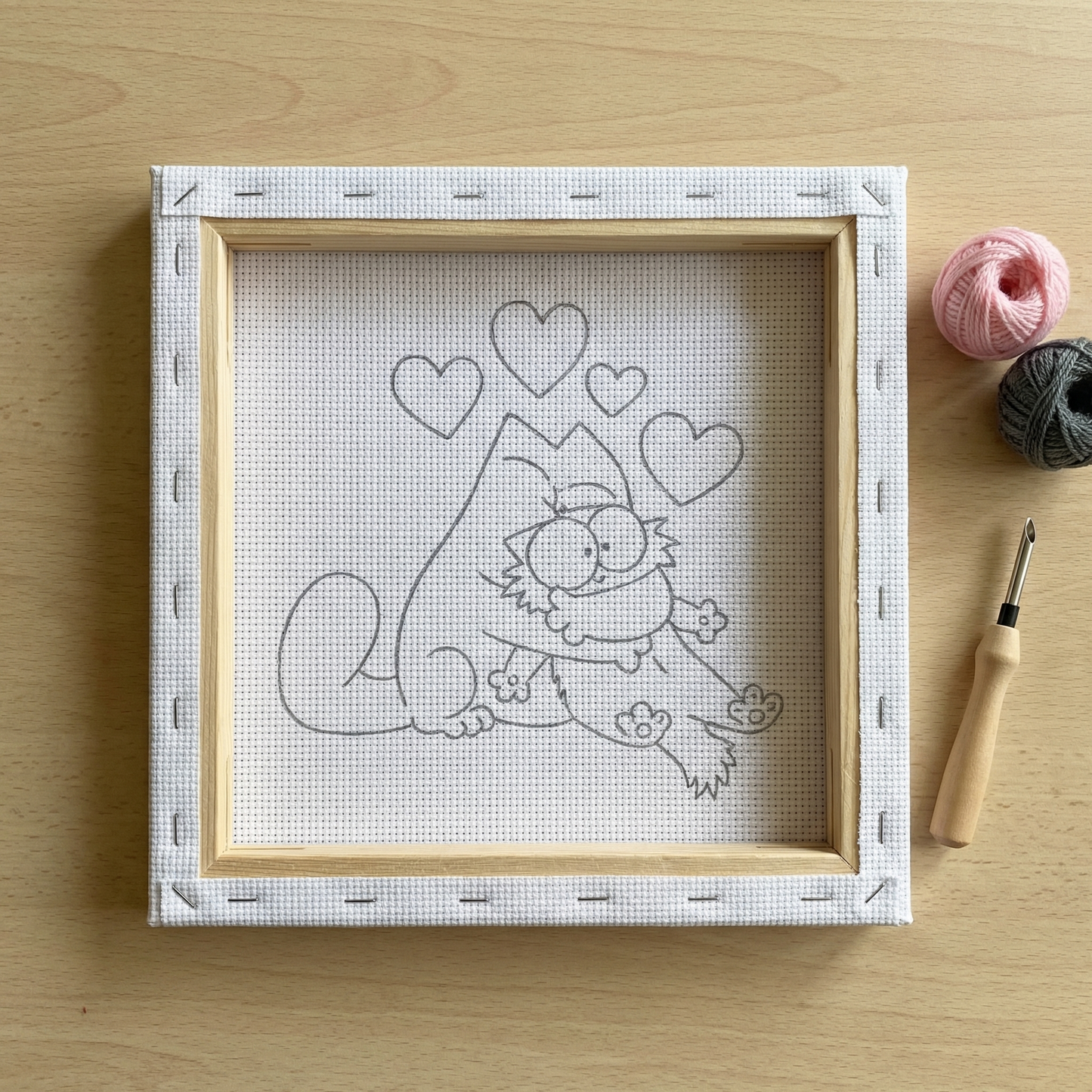 Kit Punch Needle -  Couple Parfait