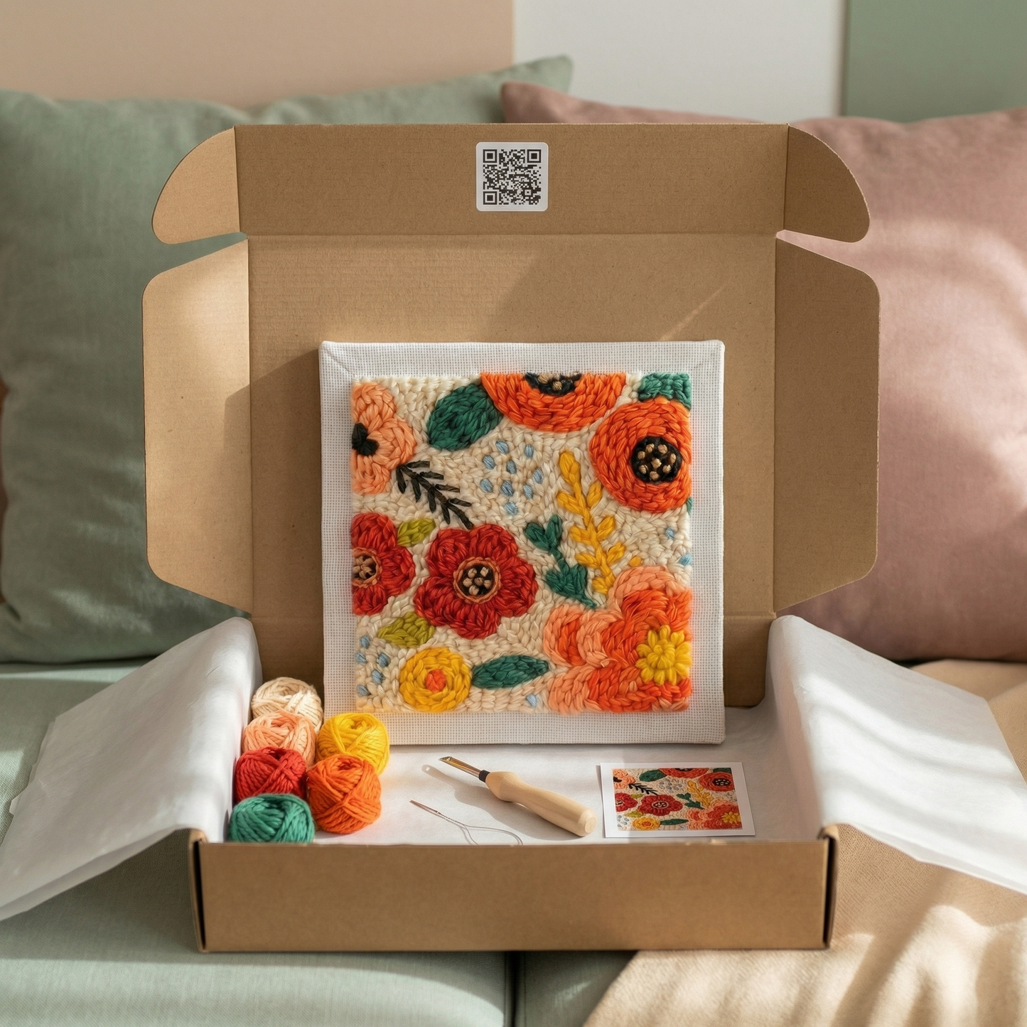 Punch Needle Kit - Flourishing Beauty