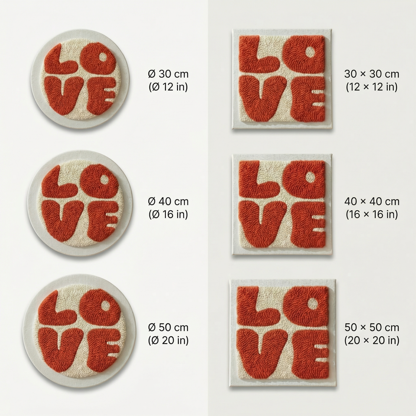 Kit Punch Needle -  Amour Infini