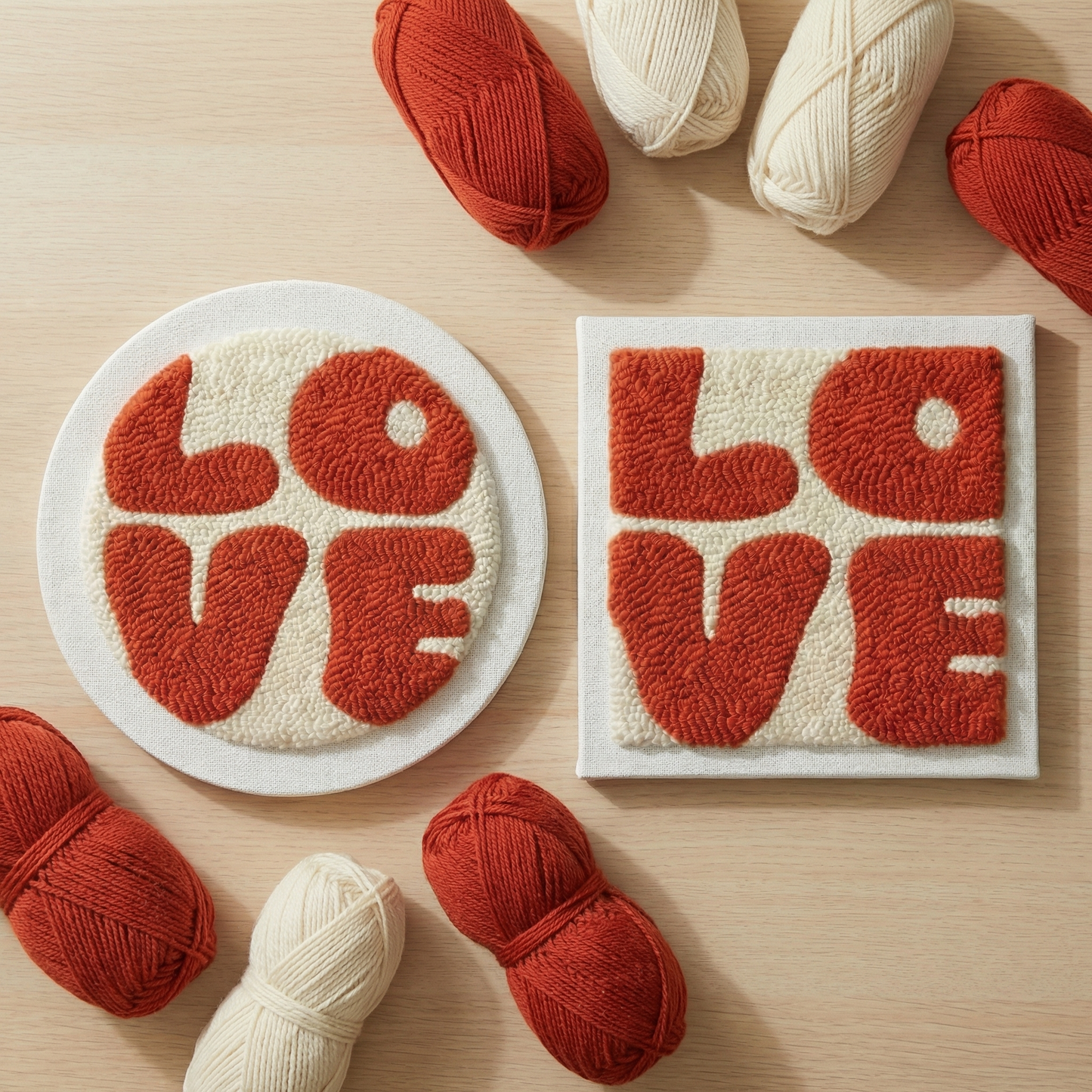 Kit Punch Needle -  Amour Infini